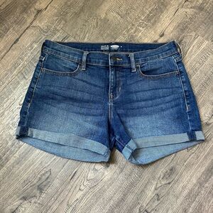Old Navy Cuffed Denim Shorts Size 4